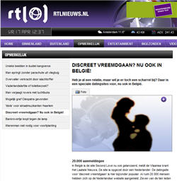 Discreet vreemdgaan? nu ook in belgie